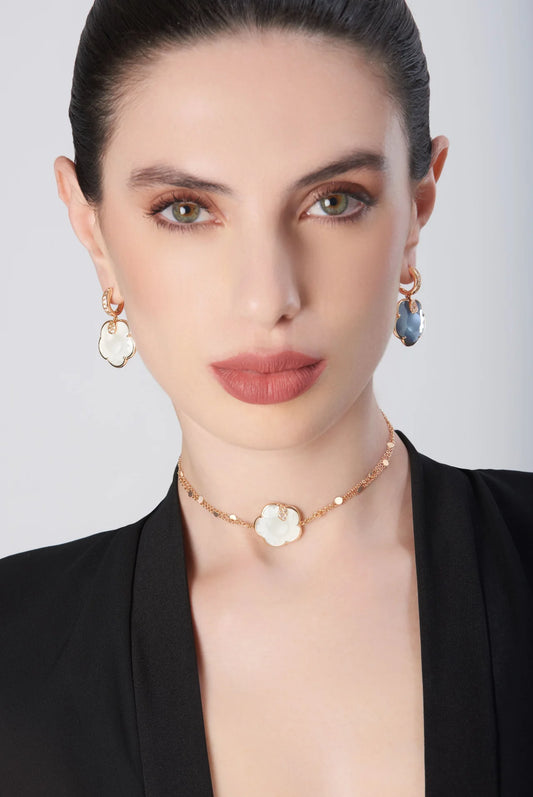 Ton Joli Lunaire Necktie, Weißgold