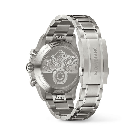 1858 Automatic Chronograph 0 Oxygen, Edelstahl • Saphir von Montblanc (133298)