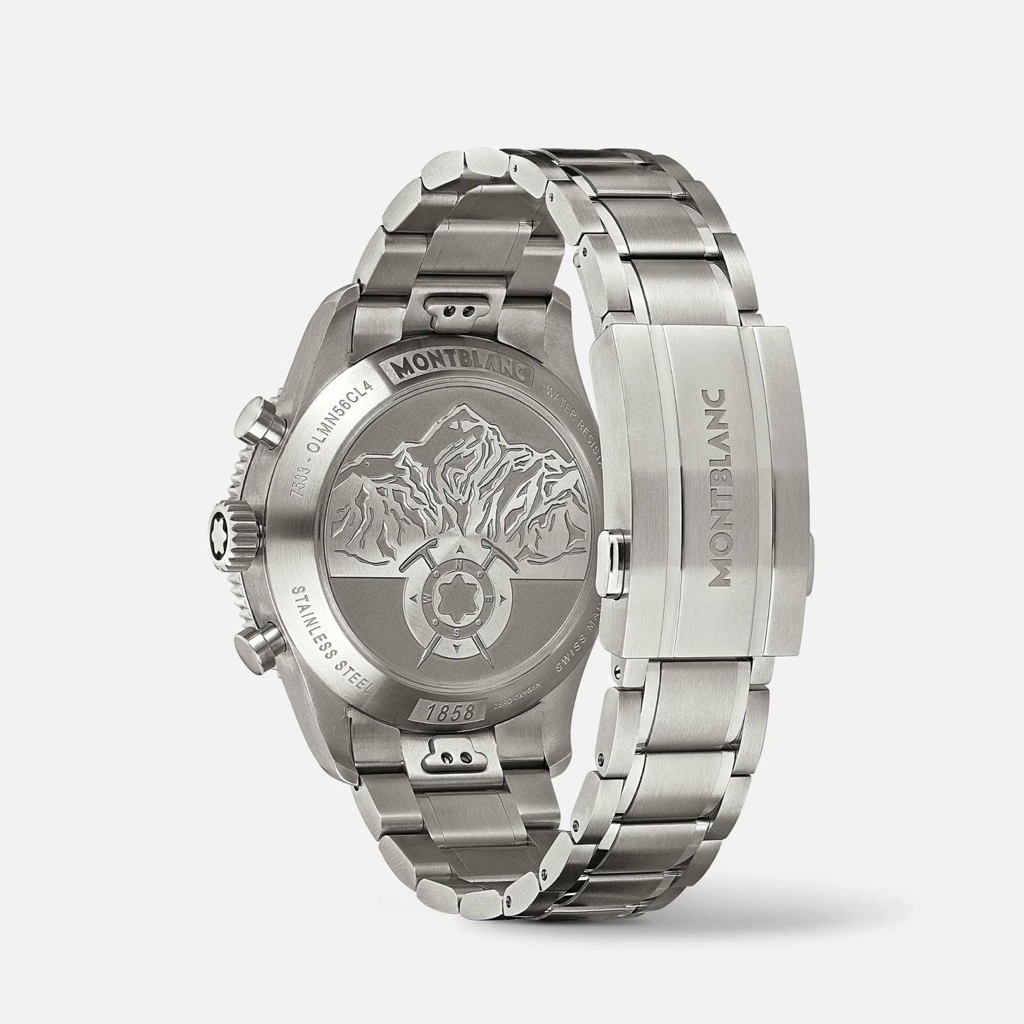 1858 Automatic Chronograph 0 Oxygen The 8000, Edelstahl von Montblanc (130983) 1858 Automatic Chronograph 0 Oxygen The 8000, Edelstahl von Montblanc (130983)