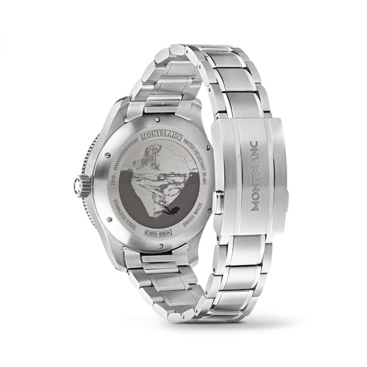 1858 Automatic Date 0 Oxygen, Edelstahl • Rubin von Montblanc (132291)