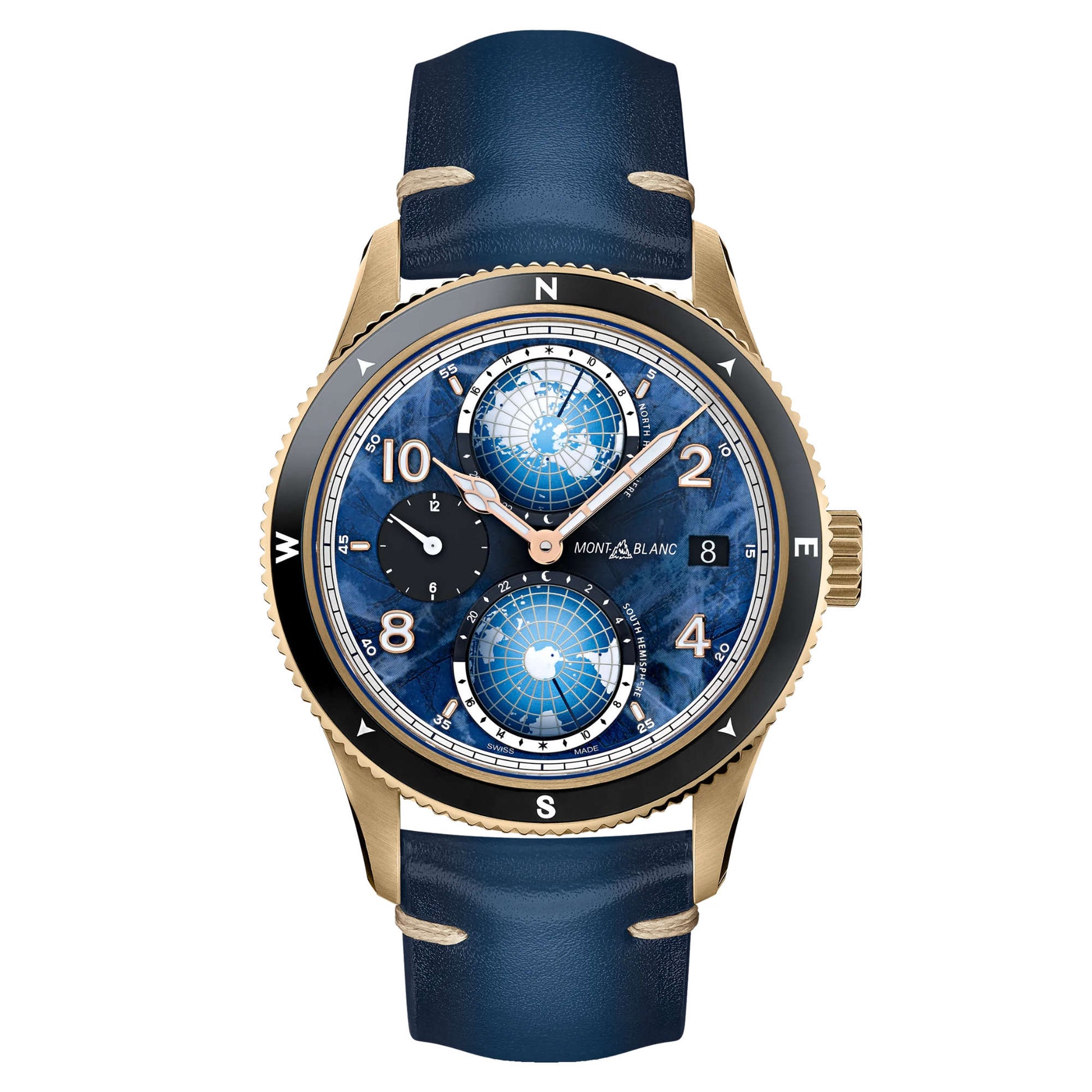 1858 Geosphere 0 Oxygen Limited Edition, Leder • Saphir von Montblanc (129415)