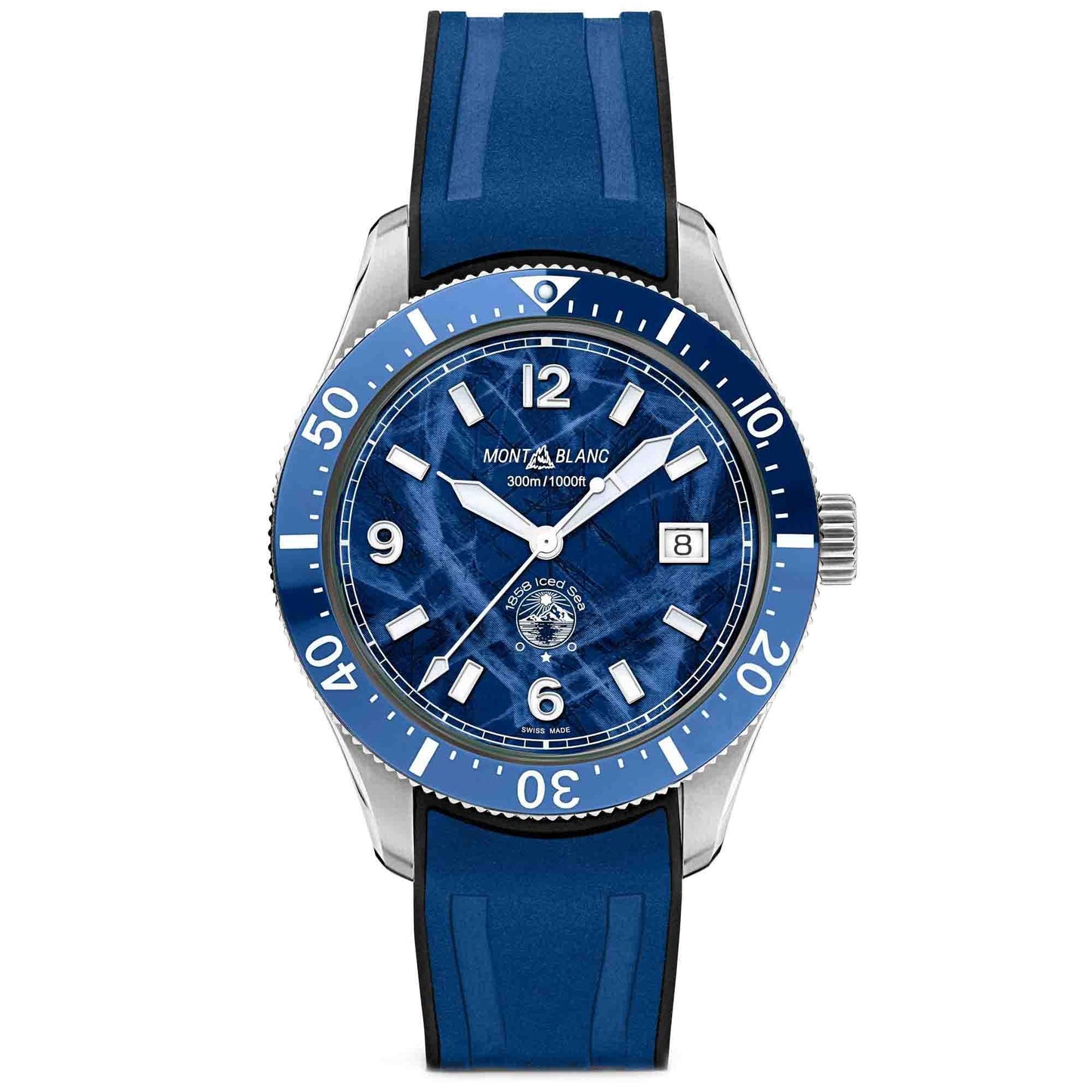 1858 Iced Sea Automatic Date, Edelstahl von Montblanc (129370) 1858 Iced Sea Automatic Date, Edelstahl von Montblanc (129370)