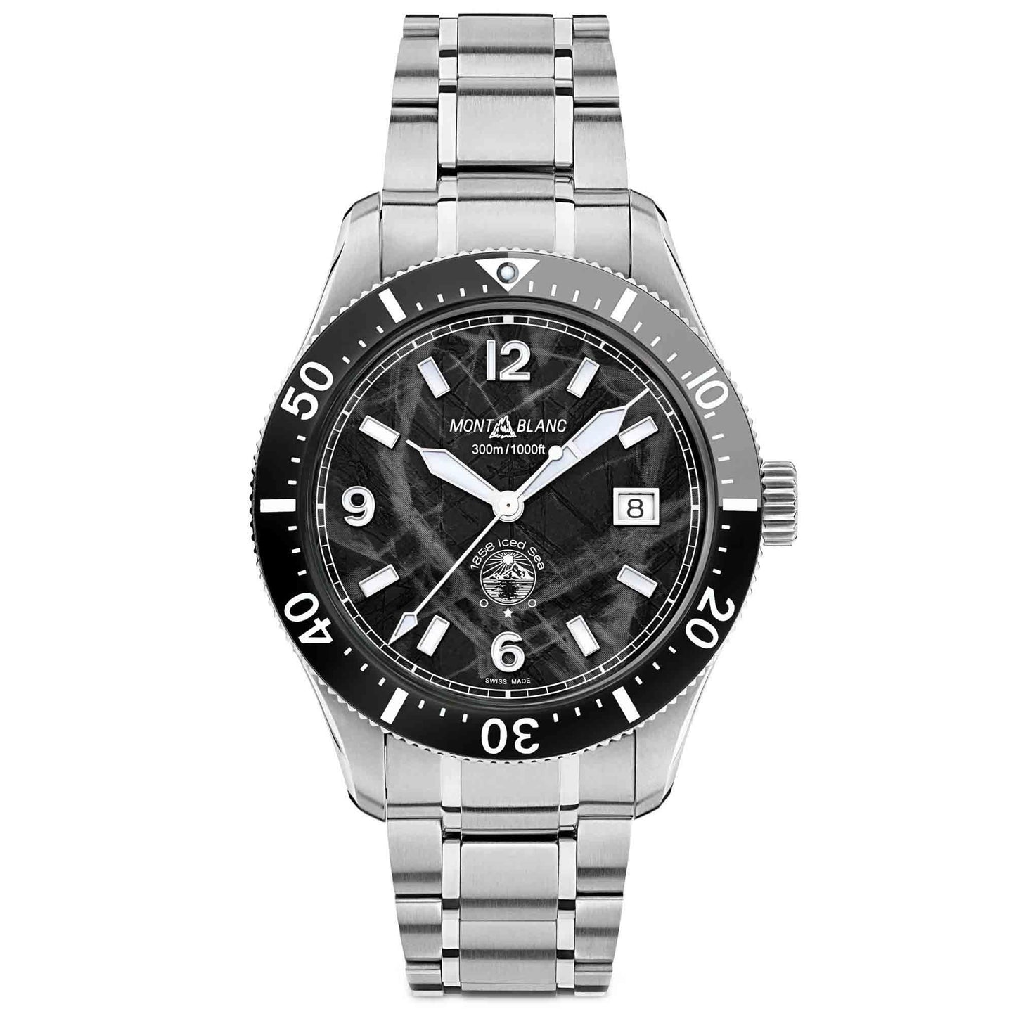 1858 Iced Sea Automatic Date, Edelstahl von Montblanc (129371) 1858 Iced Sea Automatic Date, Edelstahl von Montblanc (129371)