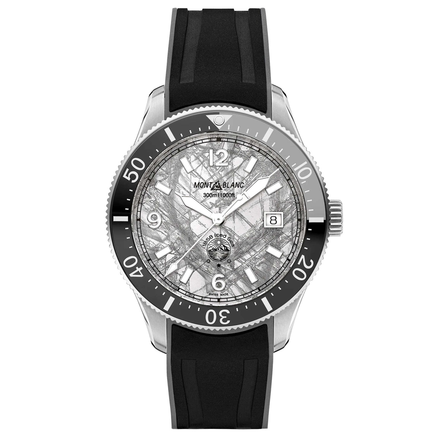 1858 Iced Sea Automatic Date, Edelstahl von Montblanc (130807) 1858 Iced Sea Automatic Date, Edelstahl von Montblanc (130807)