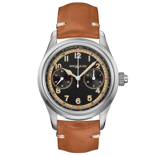 1858 Monopusher Chronograph, Edelstahl • Rubin von Montblanc (125581)