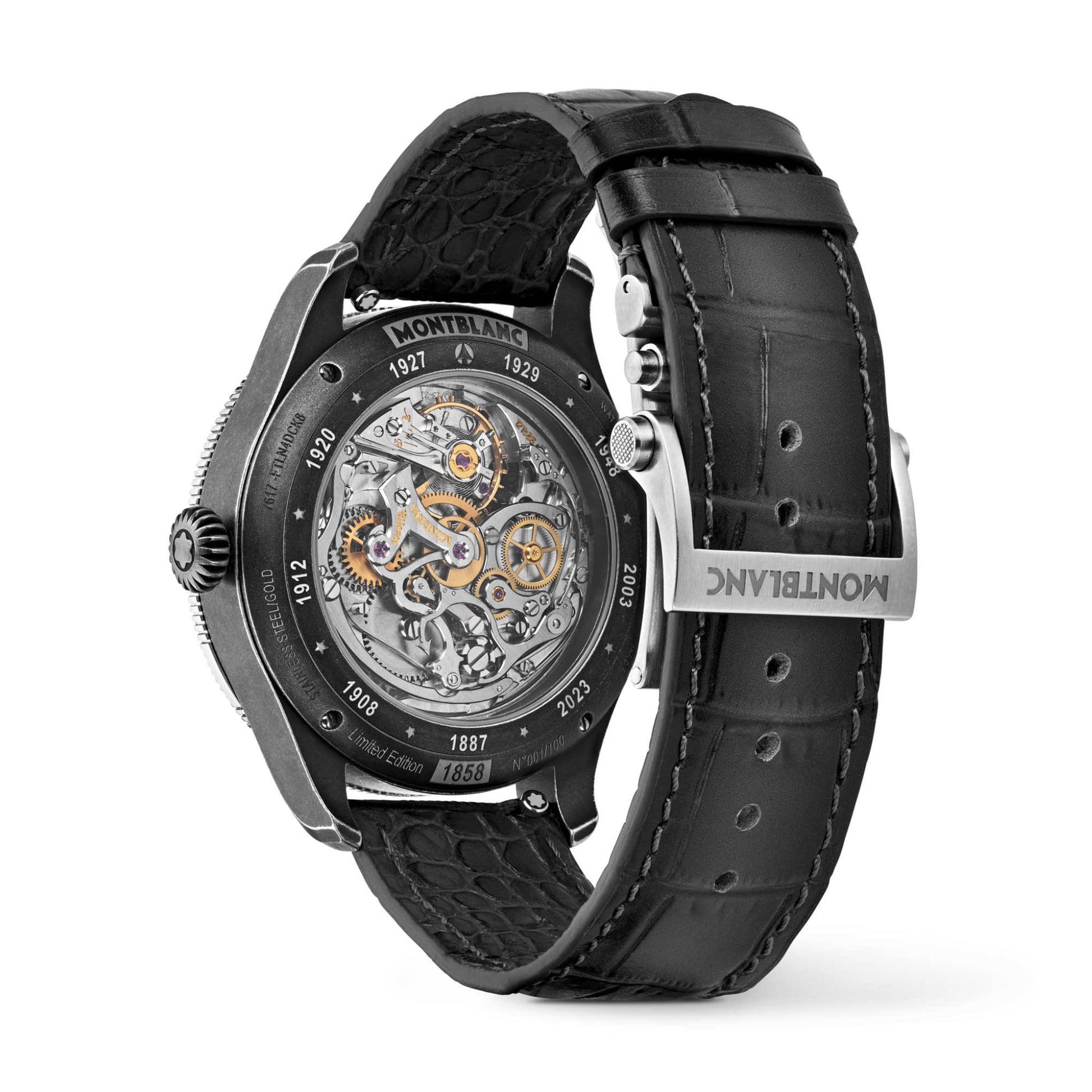 1858 The Unveiled Timekeeper Minerva Limited Edition - 100 Exemplare, Weißgold • Rubin von Montblanc (133246)