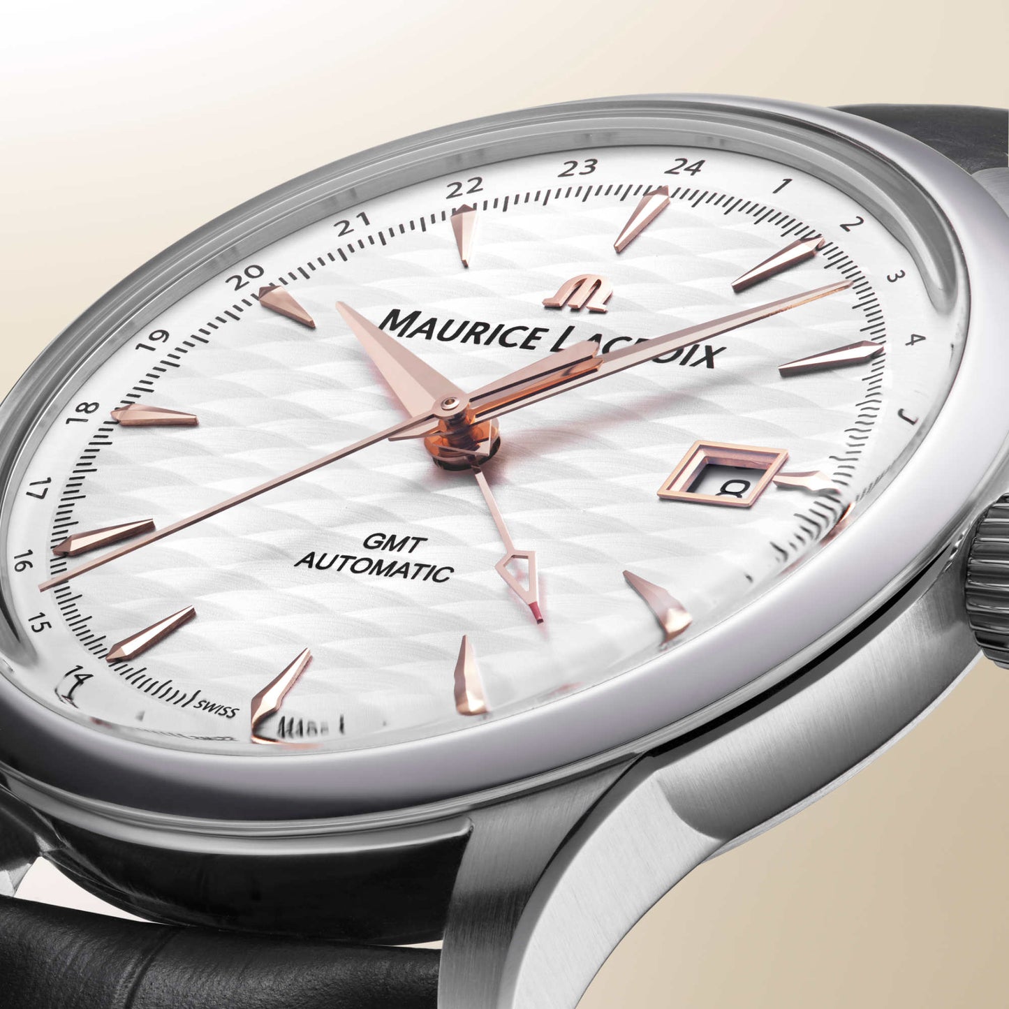 1975 Automatic Vagues du Jura GMT von Maurice Lacroix (756048-SS001-131-2)