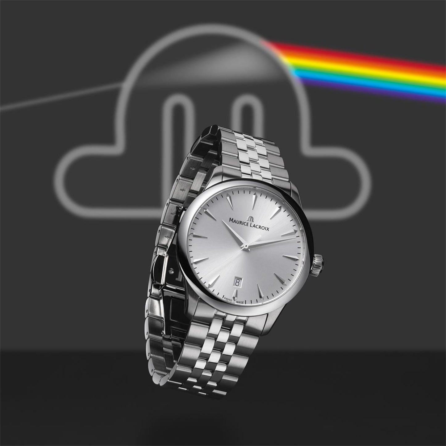 1975 Quartz 39 mm, Edelstahl von Maurice Lacroix (751007-SS002-130-1) 1975 Quartz 39 mm, Edelstahl von Maurice Lacroix (751007-SS002-130-1)