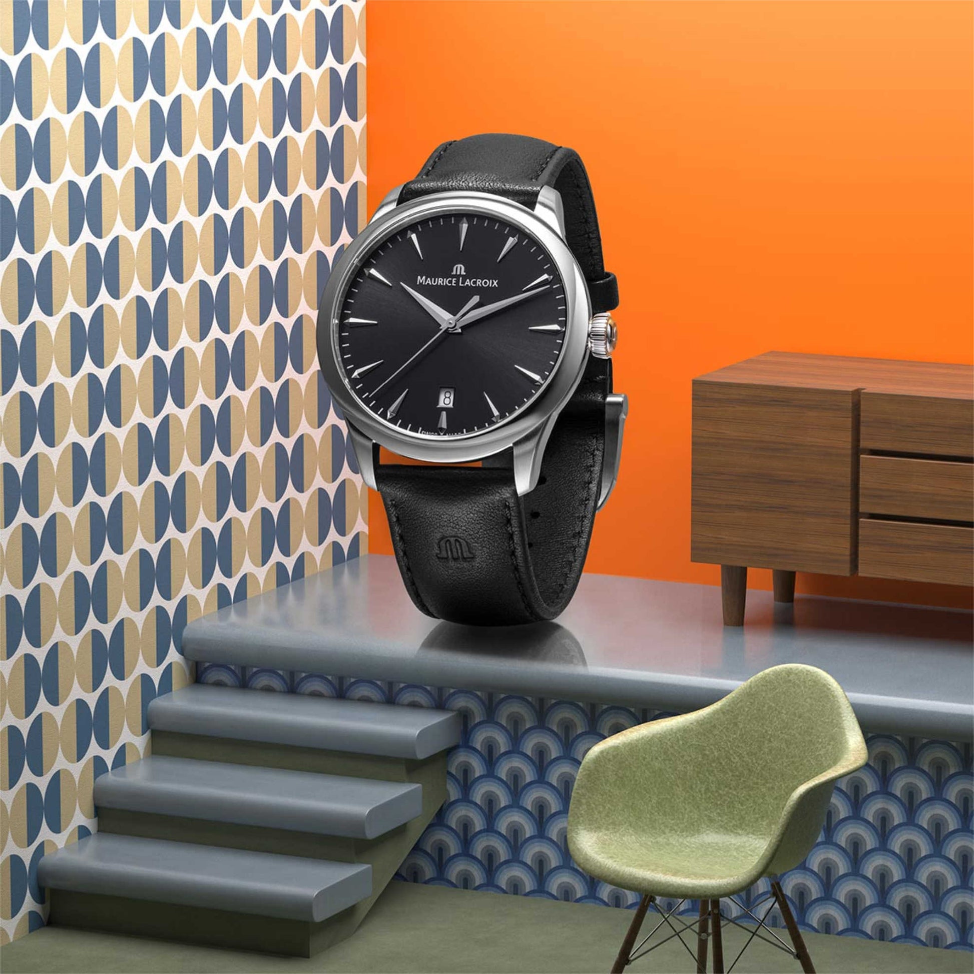 1975 Quartz 39 mm, Edelstahl von Maurice Lacroix (751007-SS001-330-2)