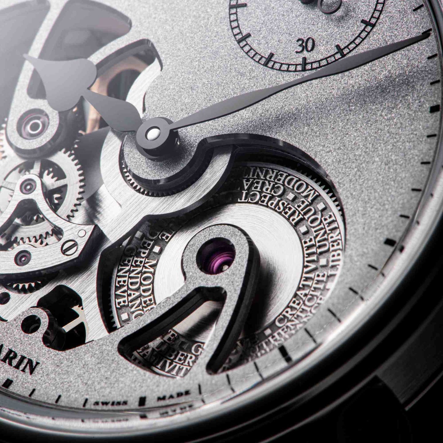 Openworked Sandblasted Titanium von Speake-Marin (414217440)