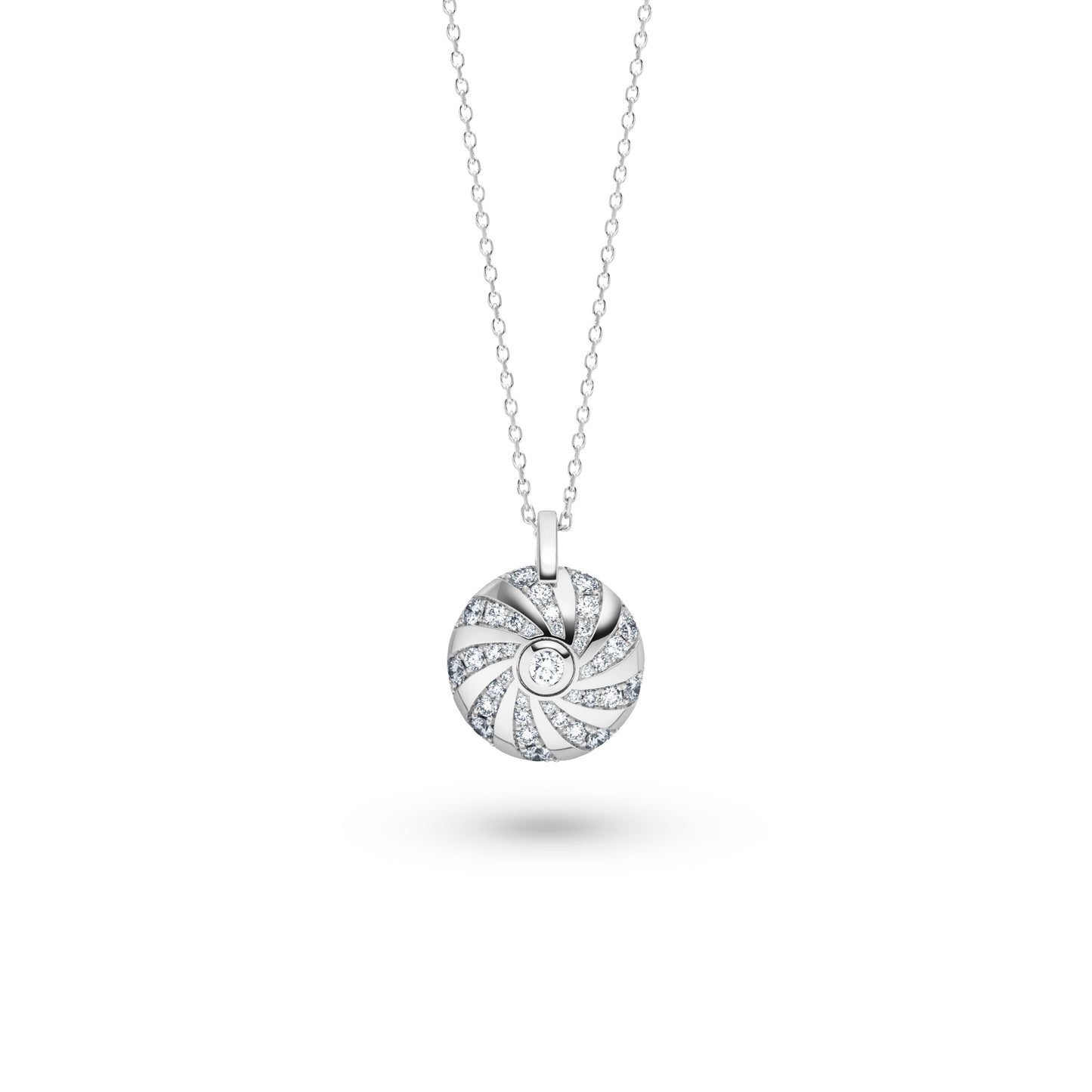 360 – Three Sixty Collier, Weißgold • Diamant von Schaffrath (214_MD004_080_WW)