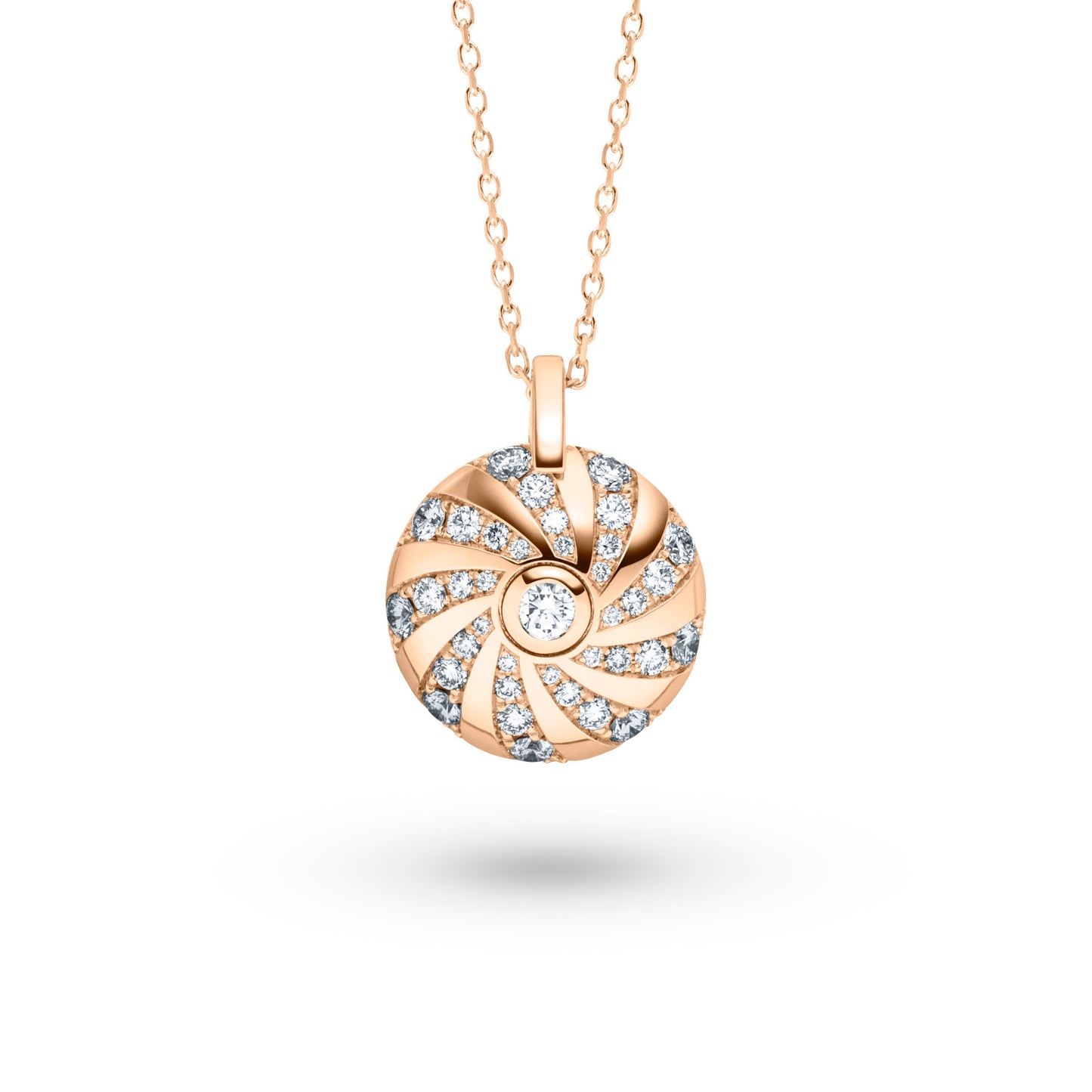 360 – Three Sixty Collier, Roségold • Diamant von Schaffrath (754_MD004_080_RW)