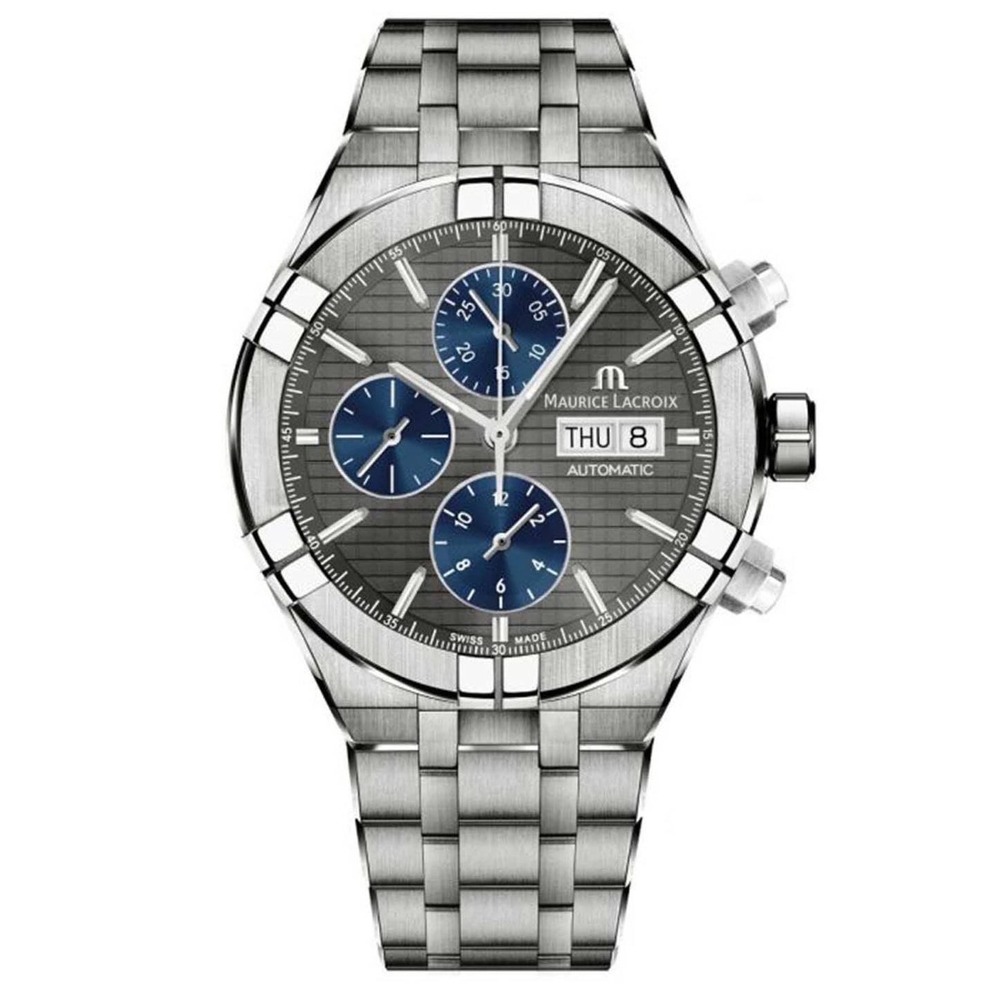 Aikon Automatic Chronograph, Titan von Maurice Lacroix (AI6038-TT03F-330-A) Aikon Automatic Chronograph, Titan von Maurice Lacroix (AI6038-TT03F-330-A)