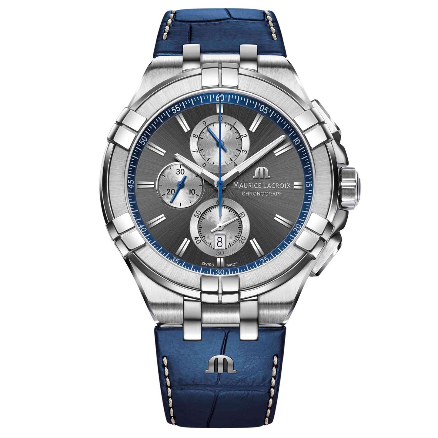Aikon Chronograph 44mm, Edelstahl • Quarz von Maurice Lacroix (AI1018-SS001-333-1) Aikon Chronograph 44mm, Edelstahl • Quarz von Maurice Lacroix (AI1018-SS001-333-1)