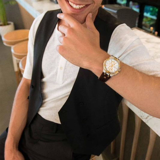 Aikon Chronograph, Gelbgold von Maurice Lacroix (AI1018-PVY11-132-1)