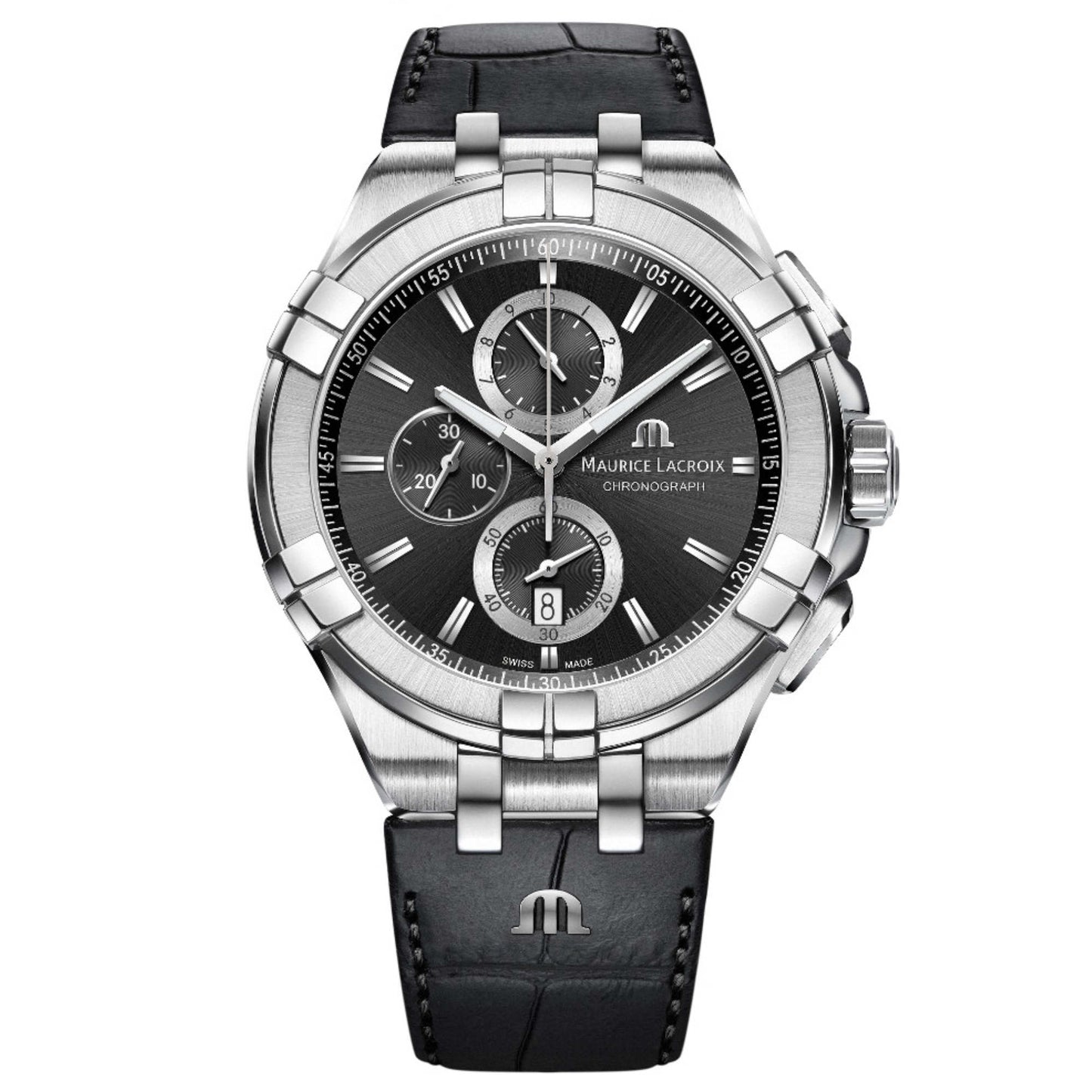 Aikon Chronograph, Leder • Diamant • Quarz von Maurice Lacroix (AI1018-SS001-330-1) Aikon Chronograph, Leder • Diamant • Quarz von Maurice Lacroix (AI1018-SS001-330-1)