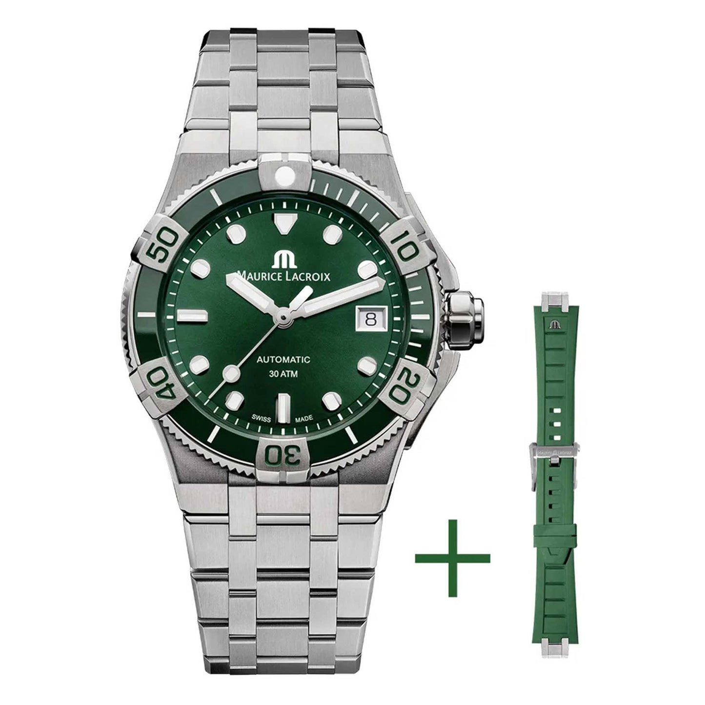 Aikon Venturer Strap Set, Edelstahl von Maurice Lacroix (AI6057-SSL5F-630-D) Aikon Venturer Strap Set, Edelstahl von Maurice Lacroix (AI6057-SSL5F-630-D)