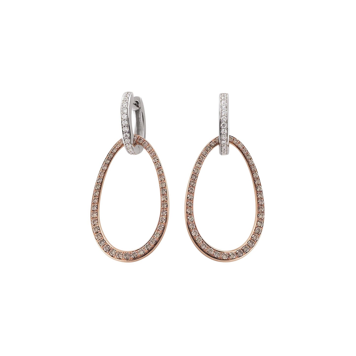 Amori Ohrring, Weißgold • Diamant von Al Coro (E2008BD)