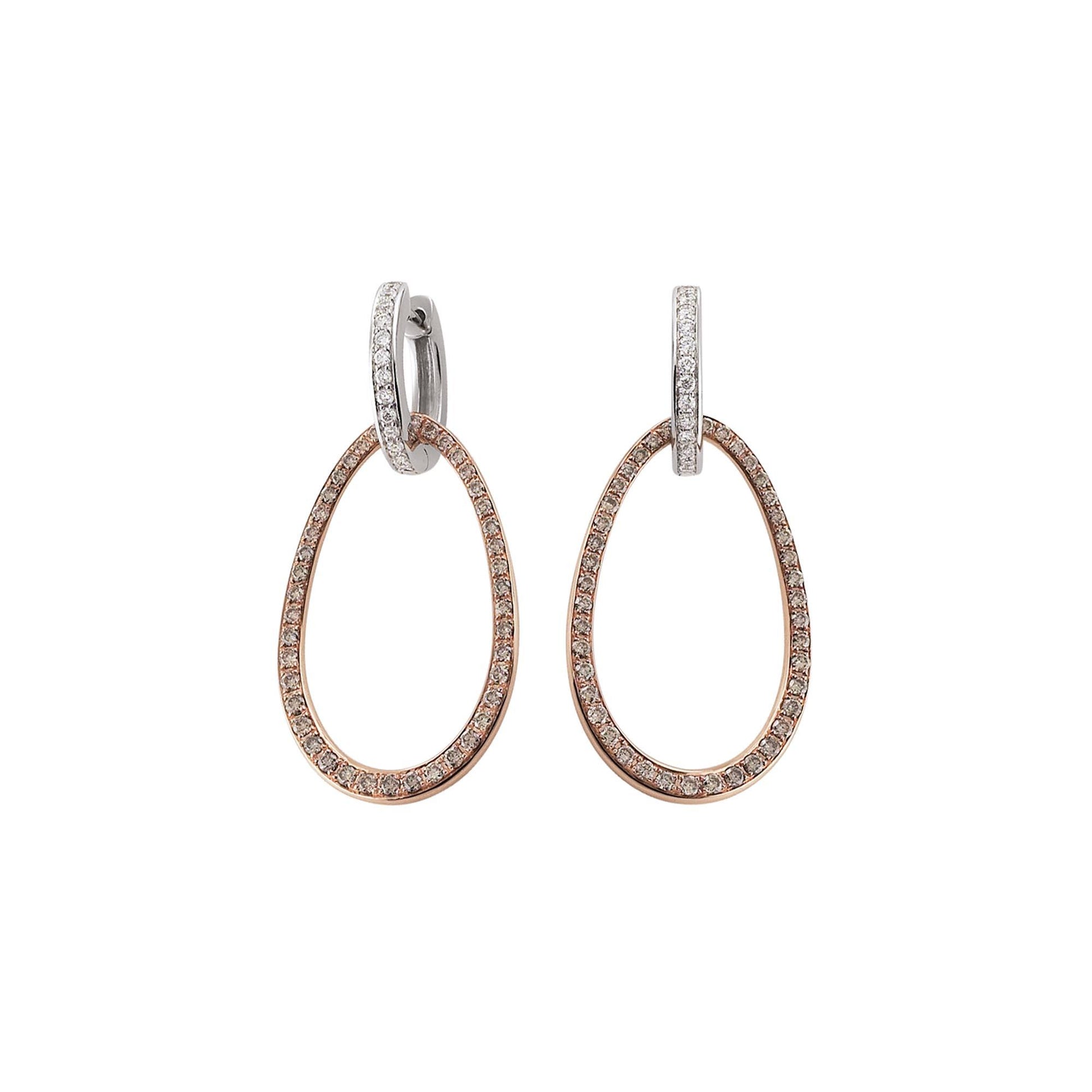 Amori Ohrring, Weißgold • Diamant von Al Coro (E2008BD)