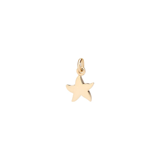 Anhänger Mini-Stellina, Gelbgold mit schwarzer Kordel von DoDo (DMC0010-STARX-000OG) online kaufen