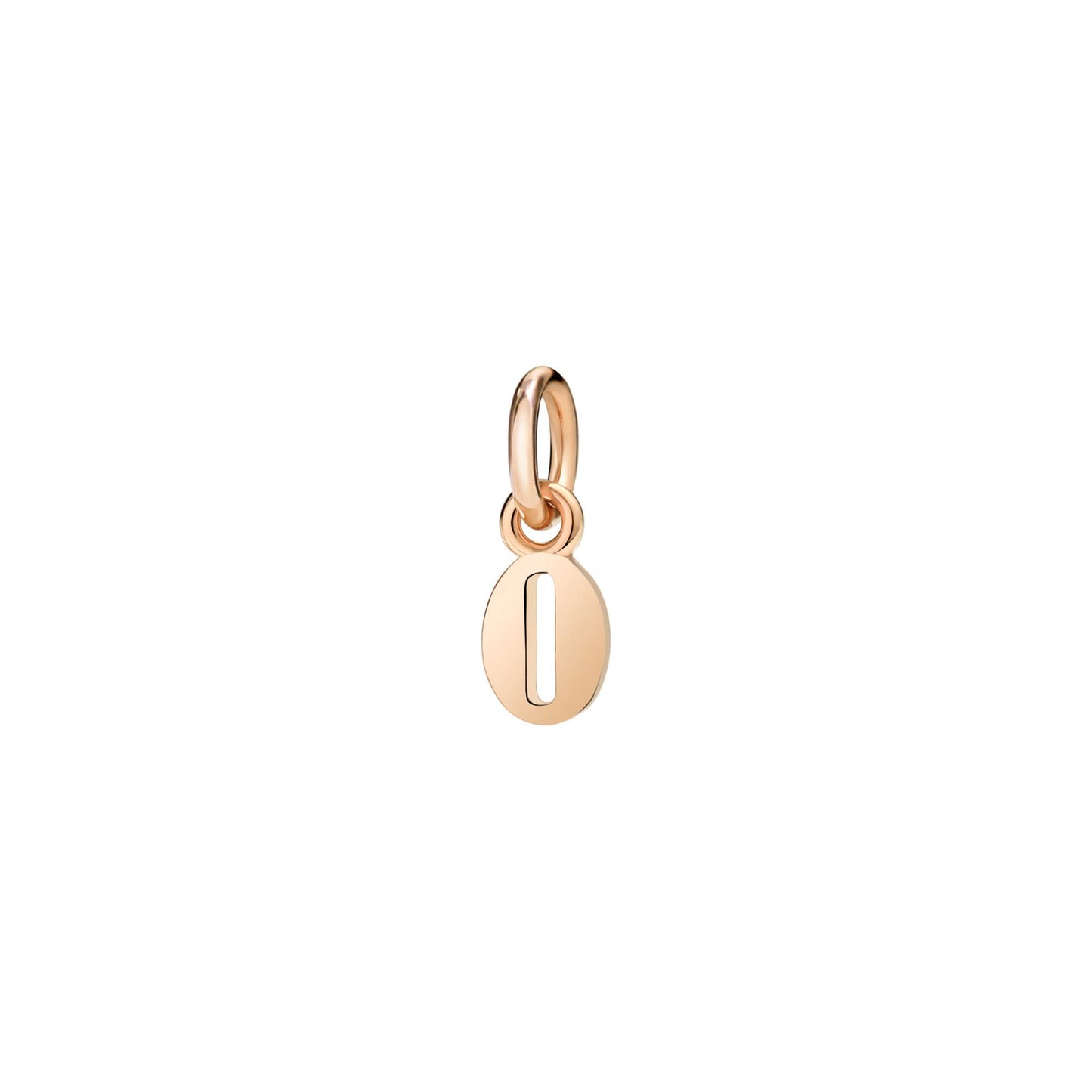 Anhänger Nummer 0, Roségold mit schwarzer Kordel von DoDo (DMB4020-NUM0S-0009R) online kaufen
