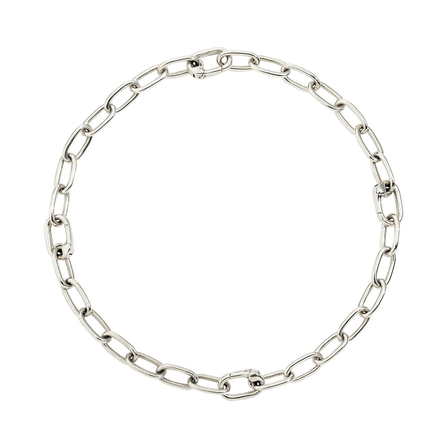 Armband Essentials mit aufklappbaren Gliedern, Silber von DoDo (DBC1001-CHAIN-000AG)