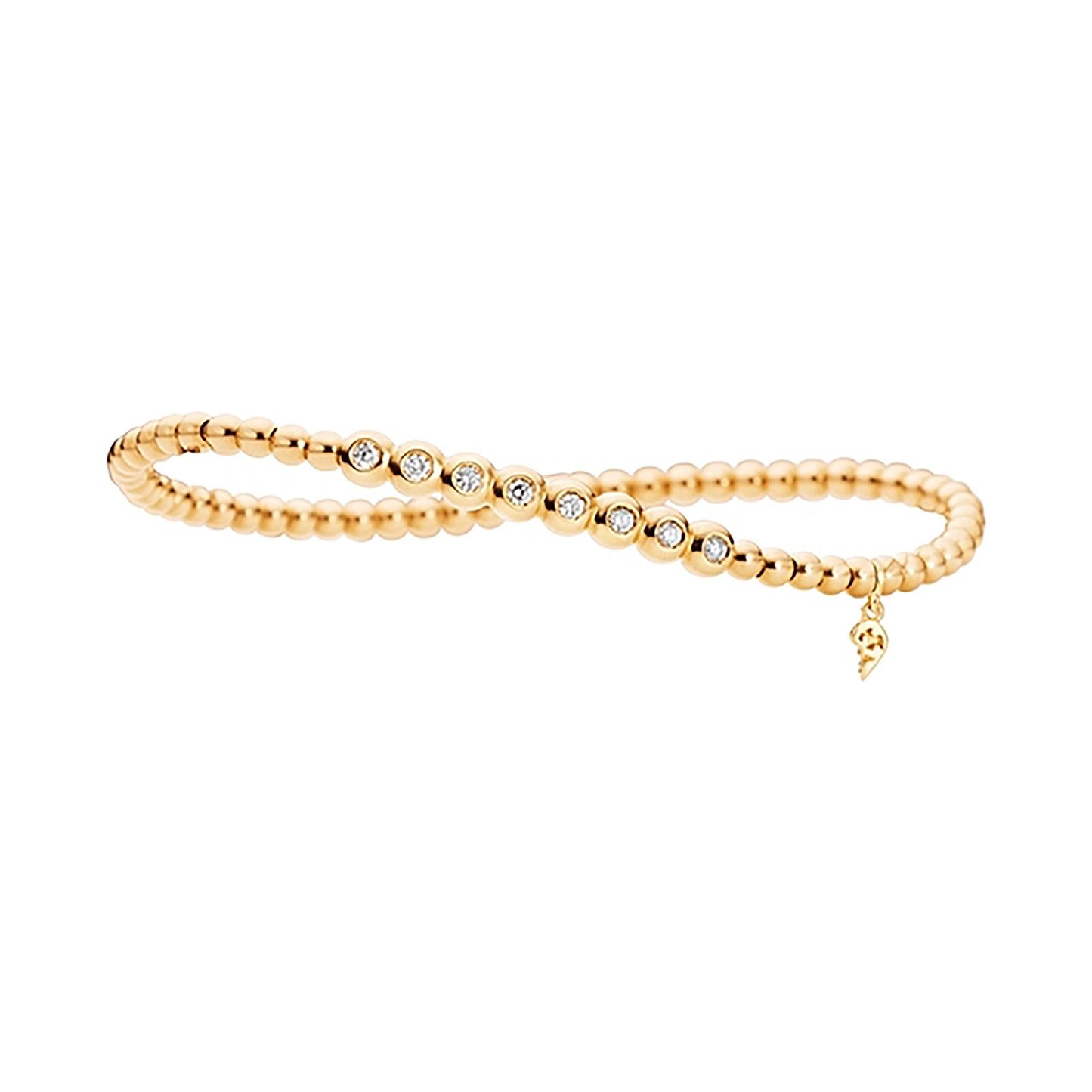 Armband Flessibile, Gelbgold • Diamant von Capolavoro (AB7B00148.INNEN.17-M)