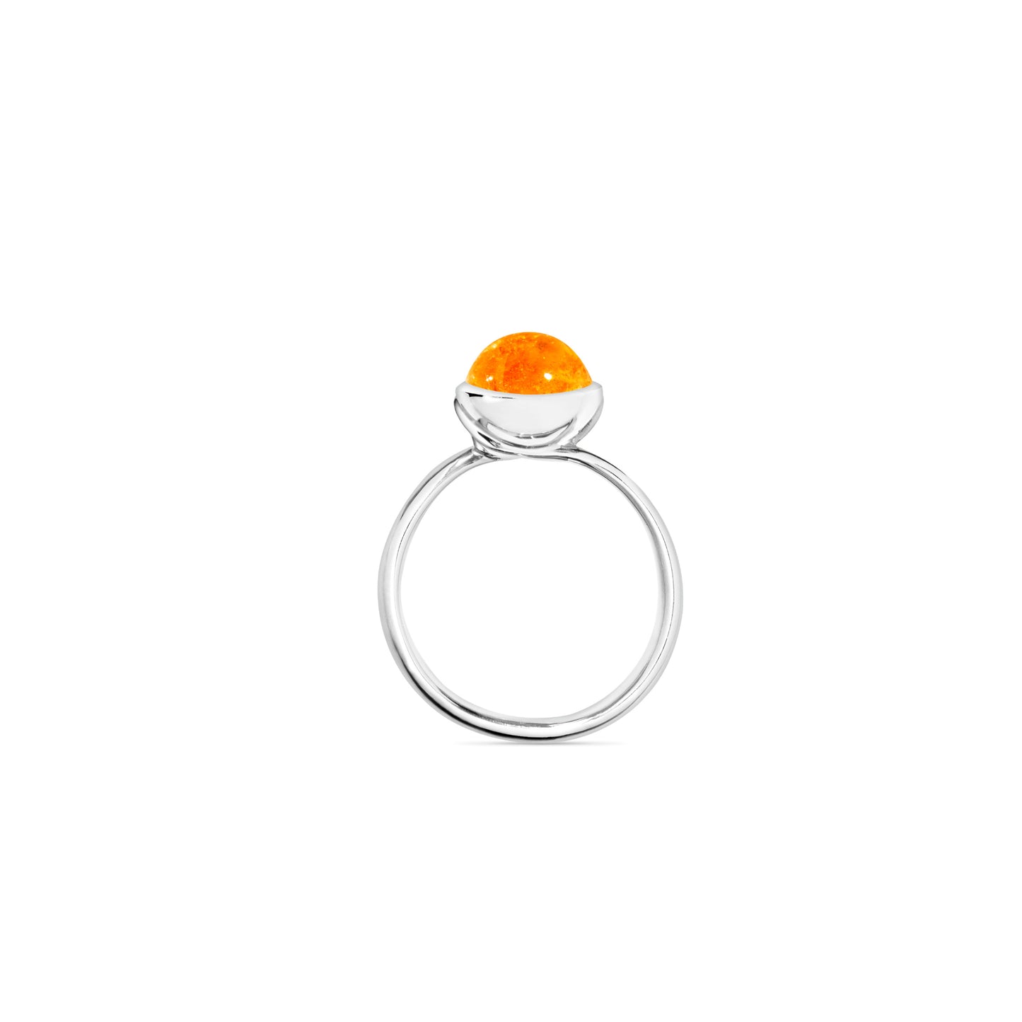 BOUTON Ring small Mandarin Granat, Weißgold • Granat von Tamara Comolli (R-BOU-s-Man-wg) BOUTON Ring small Mandarin Granat, Weißgold • Granat von Tamara Comolli (R-BOU-s-Man-wg)