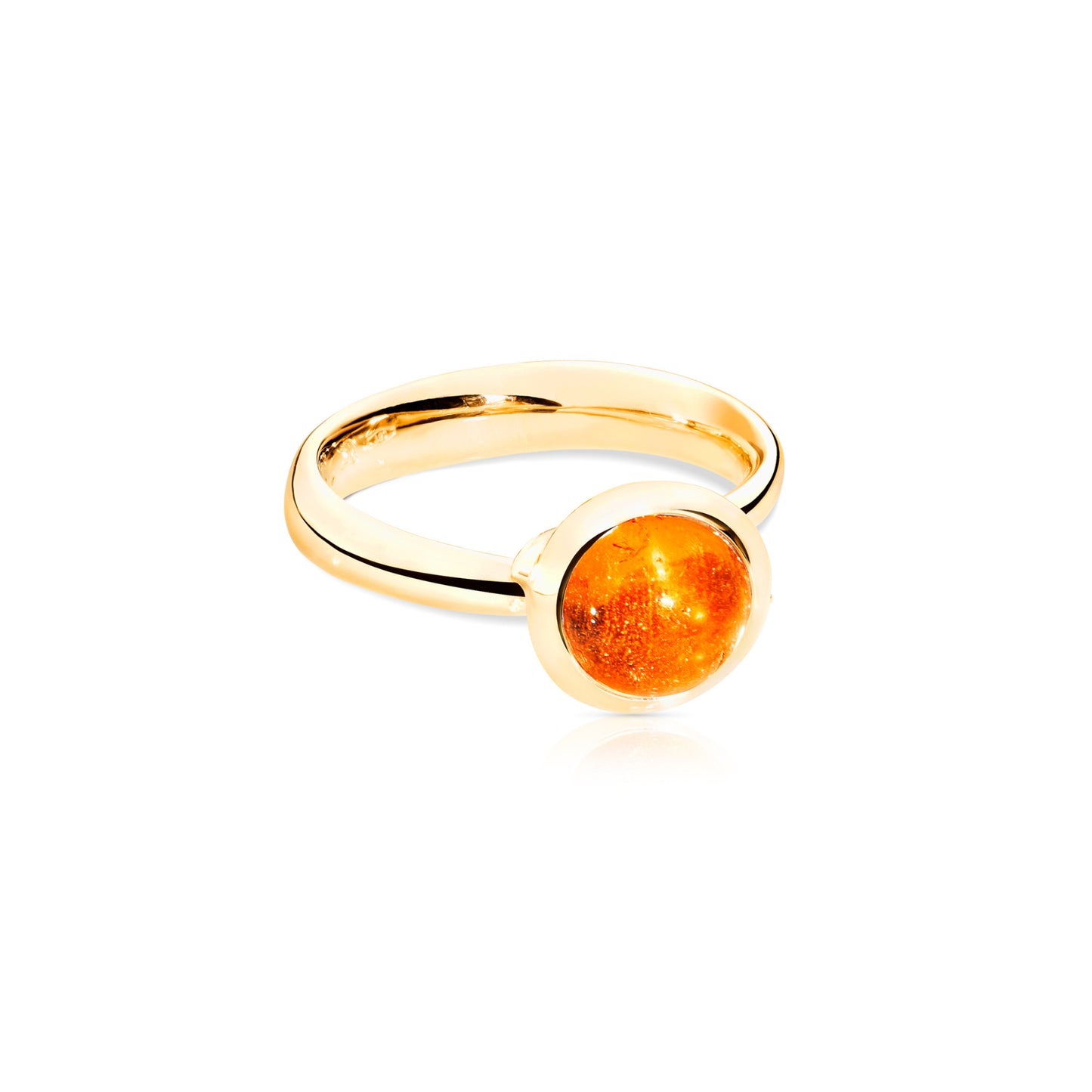 BOUTON Ring small Mandarin Granat, Gelbgold • Granat von Tamara Comolli (R-BOU-s-Man-yg) BOUTON Ring small Mandarin Granat, Gelbgold • Granat von Tamara Comolli (R-BOU-s-Man-yg)