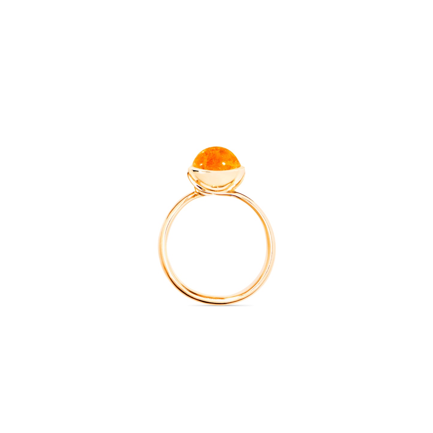 BOUTON Ring small Mandarin Granat, Gelbgold • Granat von Tamara Comolli (R-BOU-s-Man-yg) BOUTON Ring small Mandarin Granat, Gelbgold • Granat von Tamara Comolli (R-BOU-s-Man-yg)