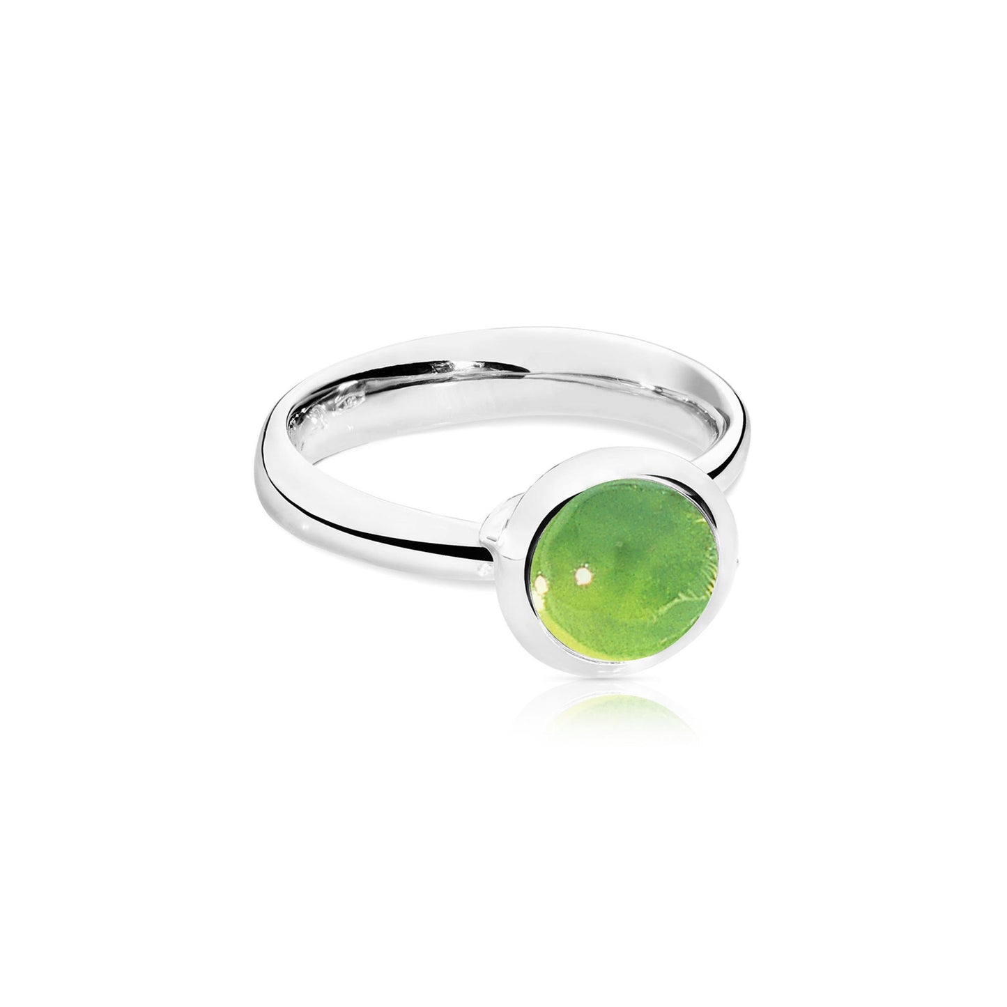 BOUTON Ring small Peridot, Weißgold • Peridot von Tamara Comolli (R-BOU-s-Per-wg) BOUTON Ring small Peridot, Weißgold • Peridot von Tamara Comolli (R-BOU-s-Per-wg)
