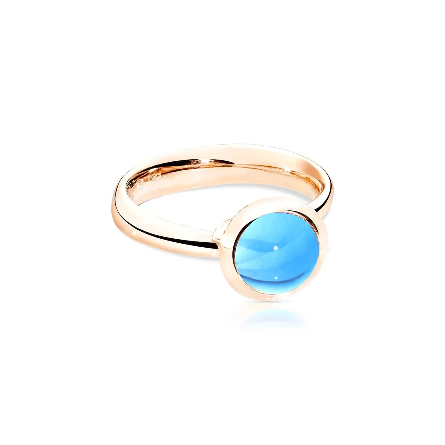 BOUTON Ring small Swiss Topas, Roségold • Topas von Tamara Comolli (R-BOU-s-ToSw-rg)