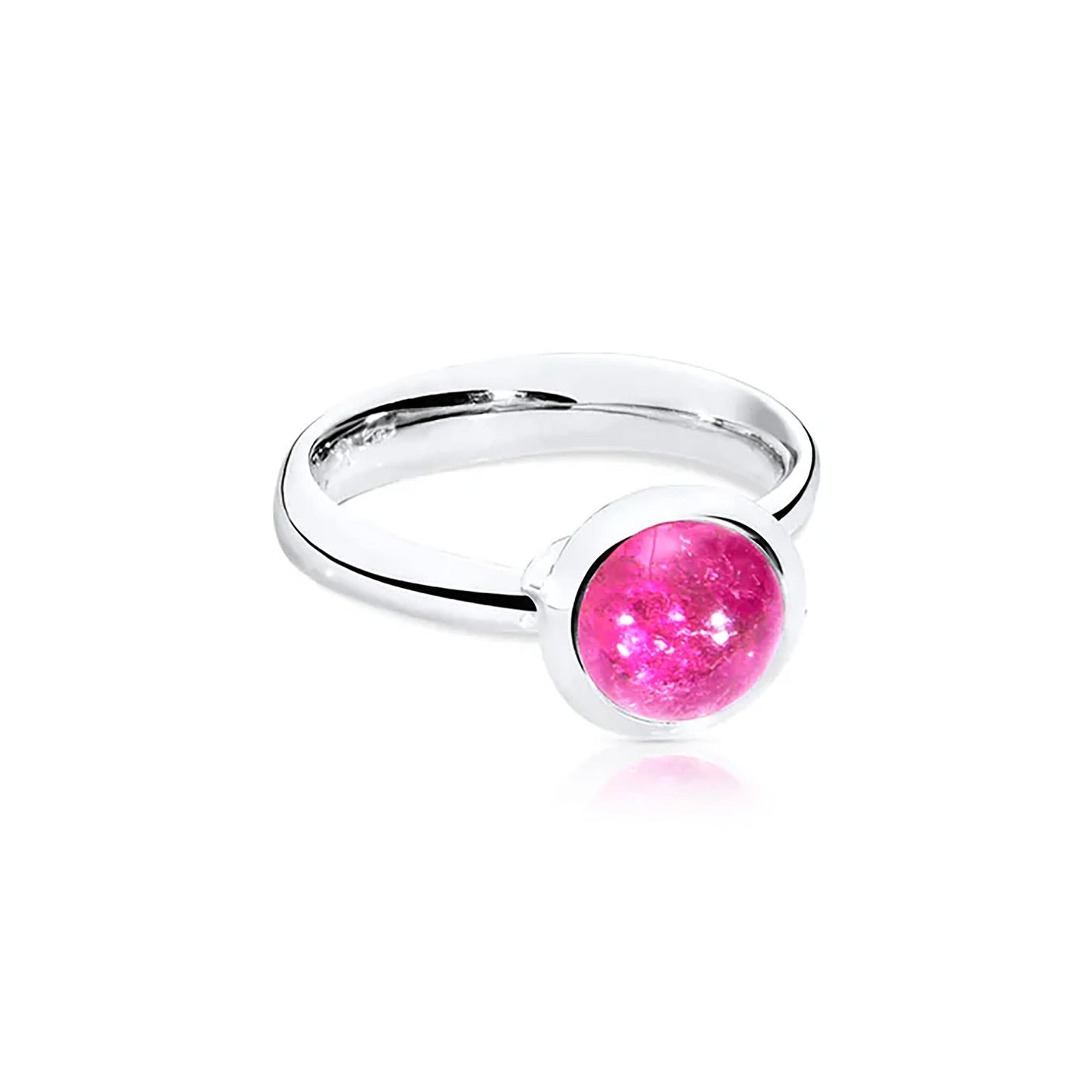 BOUTON Ring small rosa Turmalin, Weißgold von Tamara Comolli (R-BOU-s-TuRo-wg) online kaufen BOUTON Ring small rosa Turmalin, Weißgold von Tamara Comolli (R-BOU-s-TuRo-wg) online kaufen