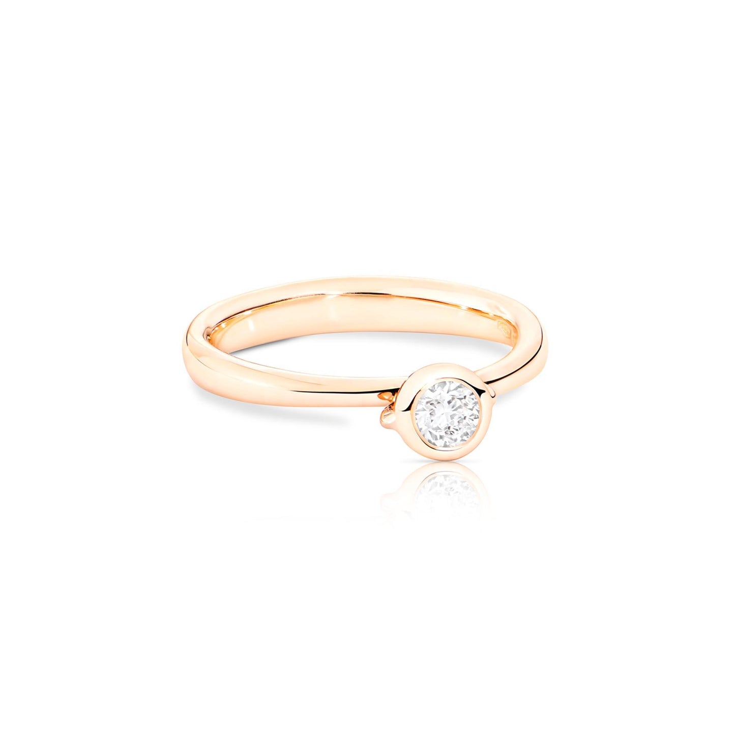 BOUTON Solitaire Ring • Diamant von Tamara Comolli (R-BOU-Sol-Cl-rg) BOUTON Solitaire Ring • Diamant von Tamara Comolli (R-BOU-Sol-Cl-rg)