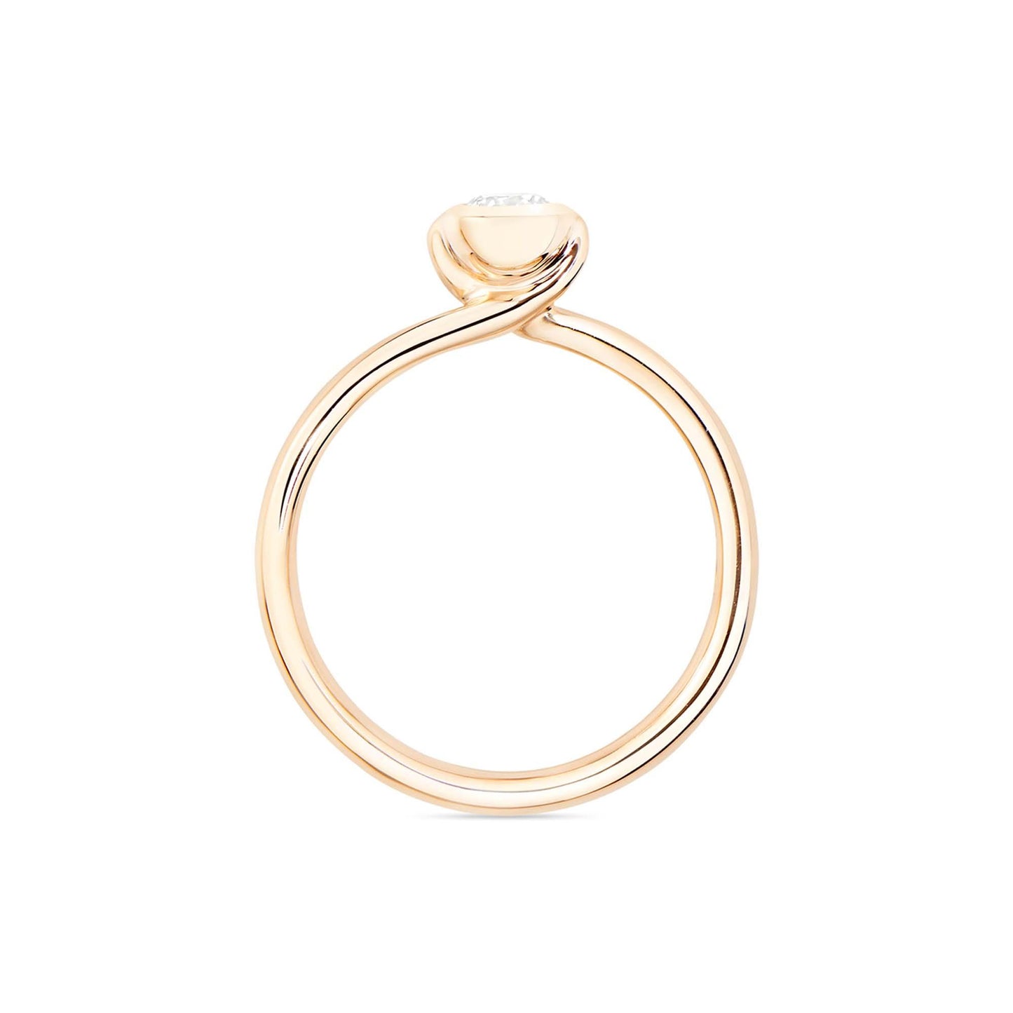 BOUTON Solitaire Ring • Diamant von Tamara Comolli (R-BOU-Sol-Cl-rg) BOUTON Solitaire Ring • Diamant von Tamara Comolli (R-BOU-Sol-Cl-rg)