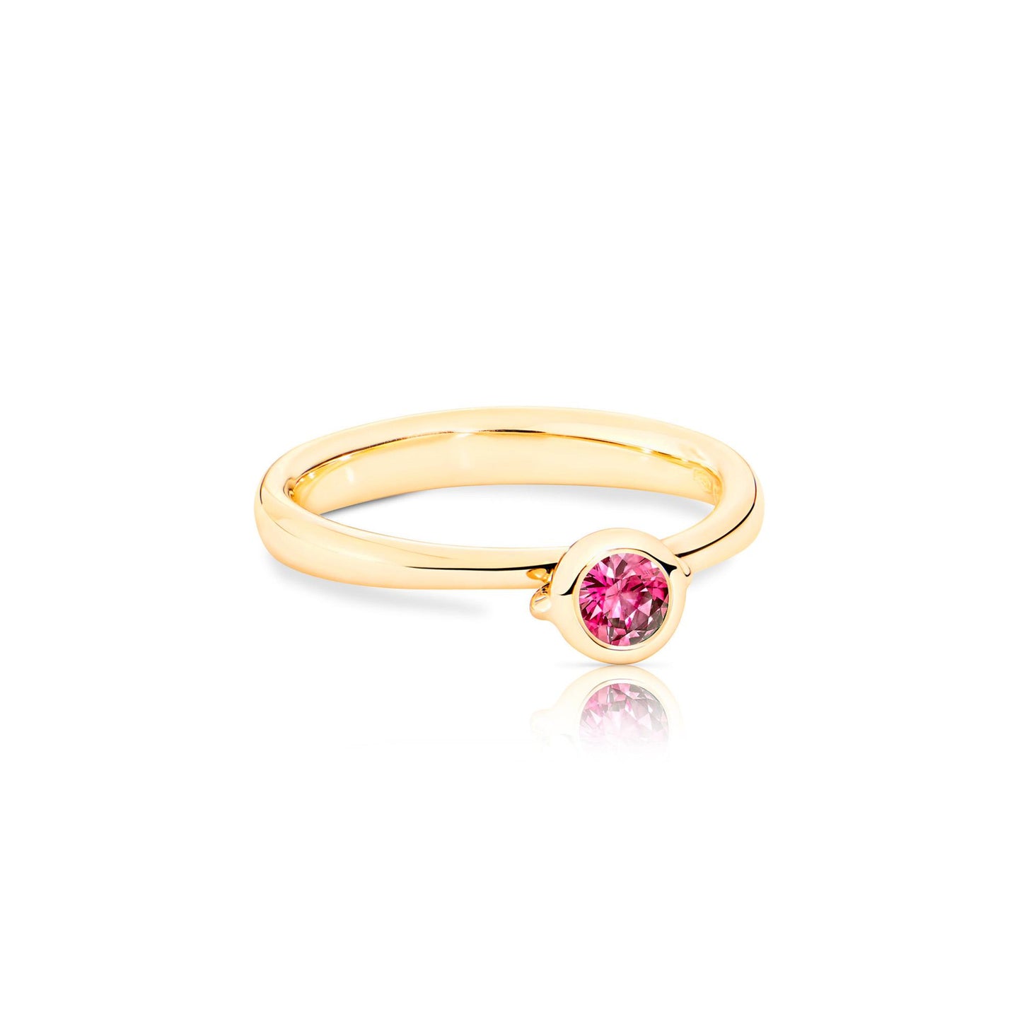 BOUTON Solitaire Ring, Gelbgold • Diamant • Spinell von Tamara Comolli (R-BOU-Sol-Spi-yg) BOUTON Solitaire Ring, Gelbgold • Diamant • Spinell von Tamara Comolli (R-BOU-Sol-Spi-yg)