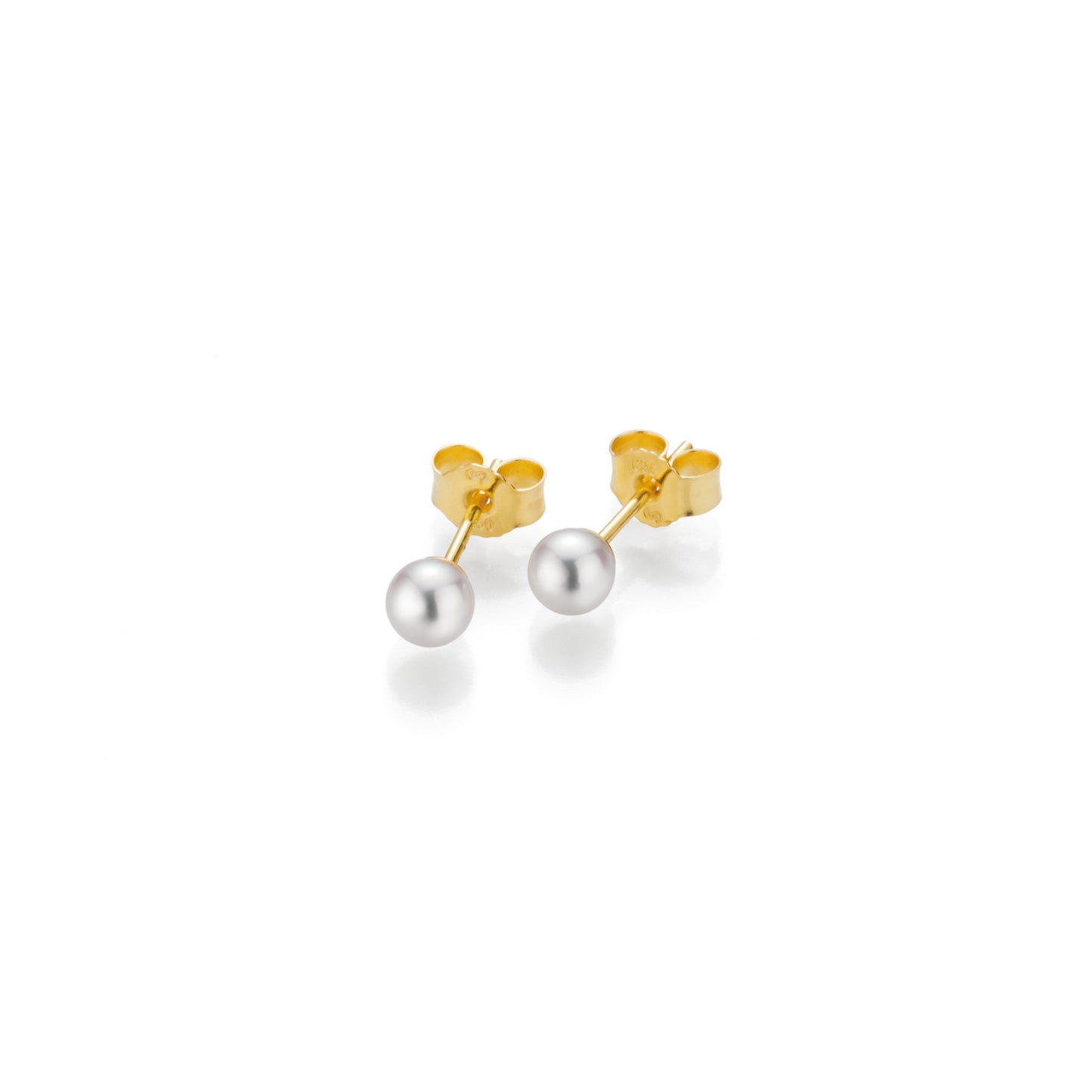 Basic Ohrstecker, Gelbgold von Gellner (5-23679-01)