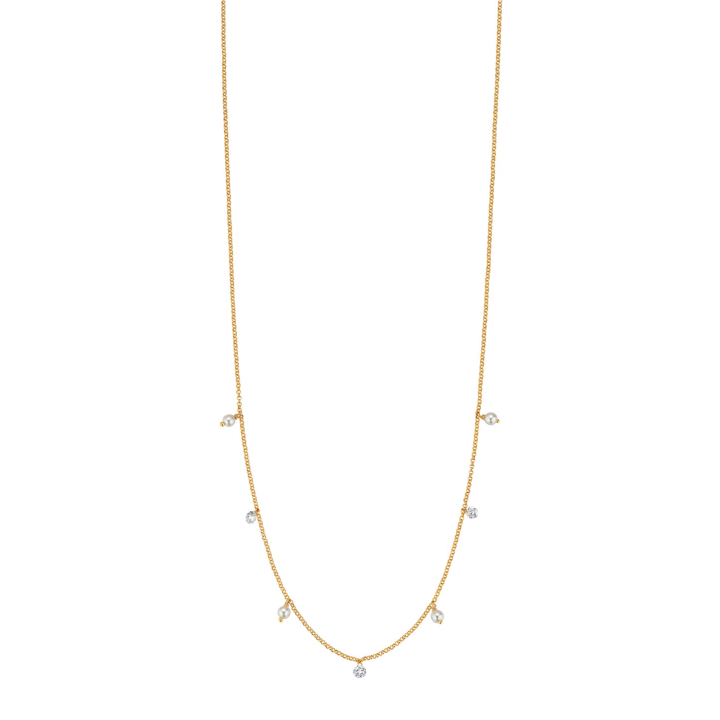 Bolero Collier, Gelbgold • Diamant von Gellner (2-81645-01)