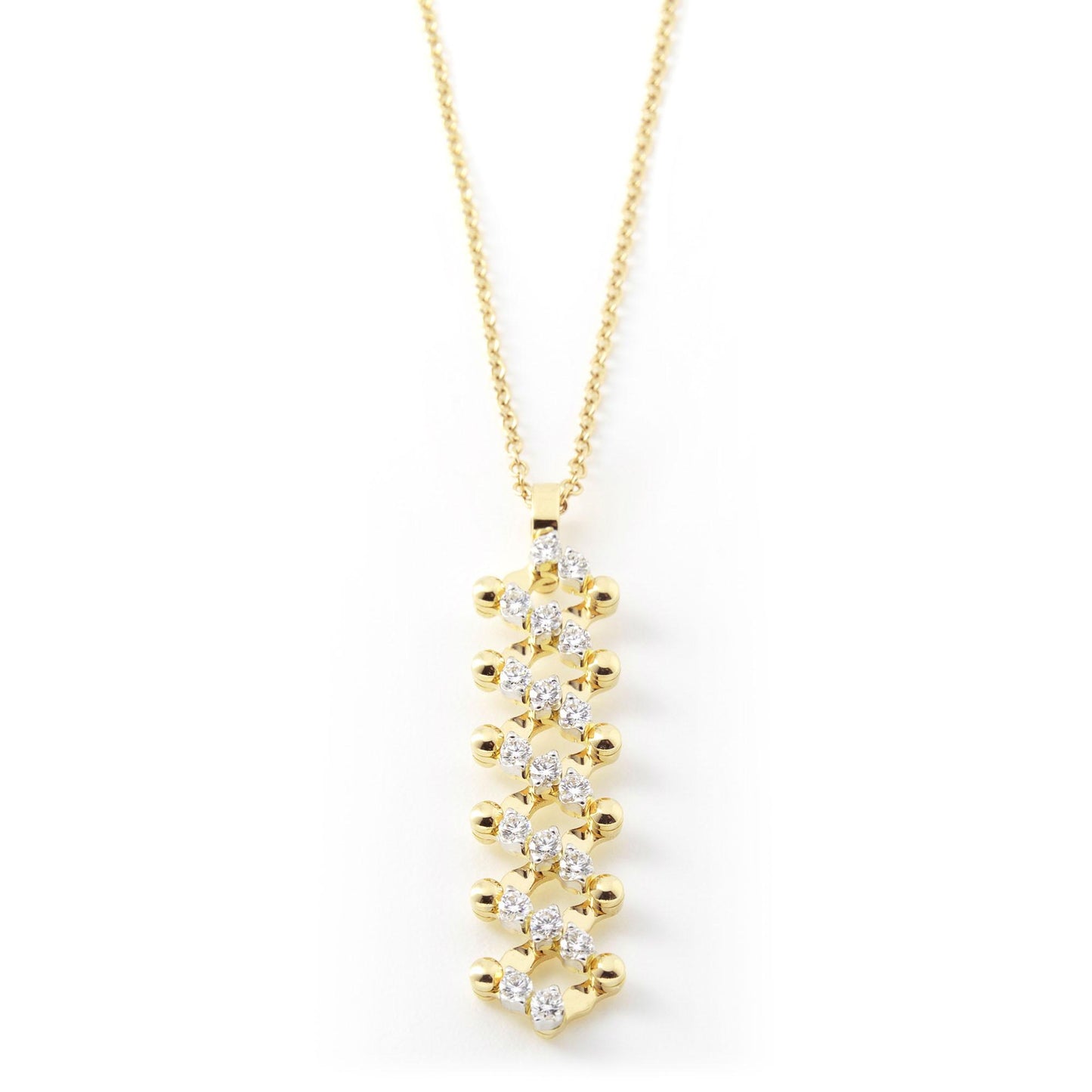 Brevetto Anhänger, Gelbgold von Serafino Consoli (S CL 5M2 YG WD) online kaufen Brevetto Anhänger, Gelbgold von Serafino Consoli (S CL 5M2 YG WD) online kaufen