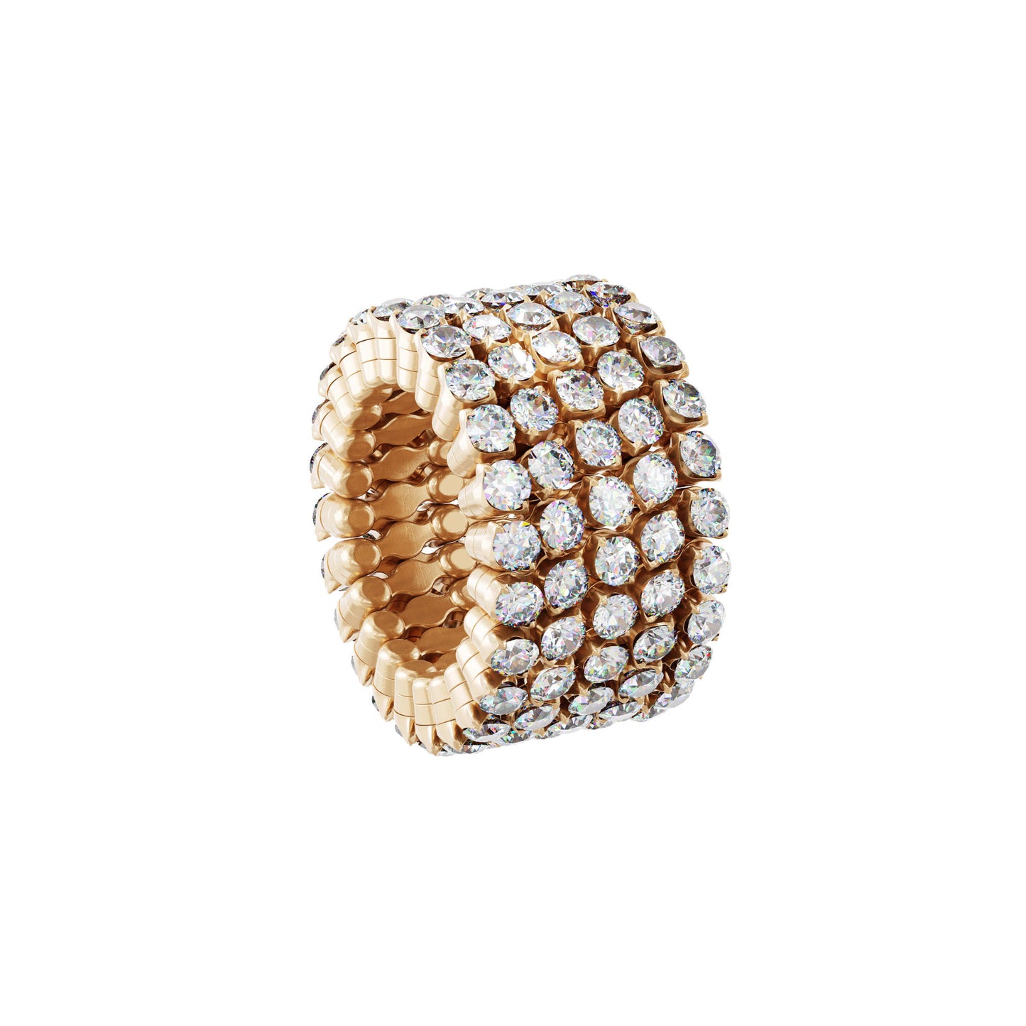 Brevetto Multi-Size Ring und Armband, Roségold • Diamant von Serafino Consoli (S.RB 5F4 RG WD) Brevetto Multi-Size Ring und Armband, Roségold • Diamant von Serafino Consoli (S.RB 5F4 RG WD)
