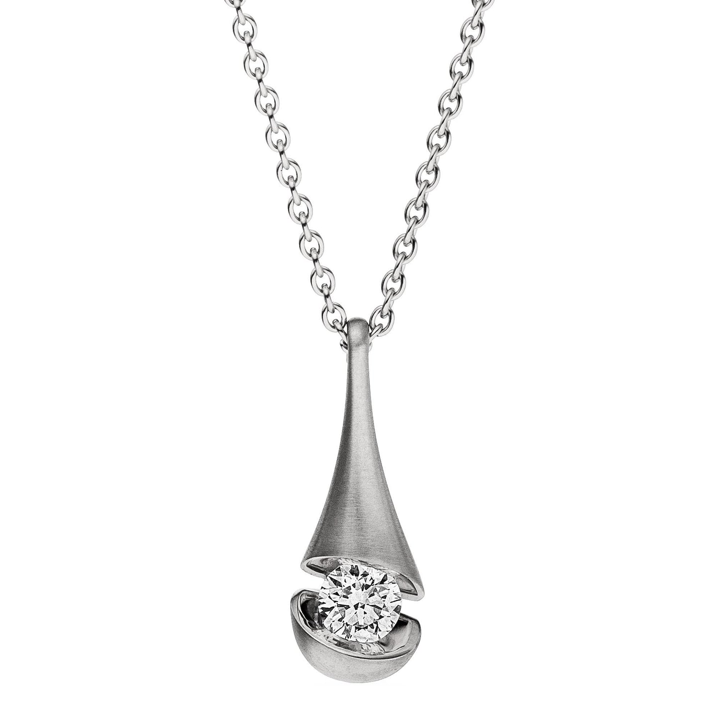 CALLA Collier, Weißgold • Diamant von Schaffrath (214_CALD3_30_WW) CALLA Collier, Weißgold • Diamant von Schaffrath (214_CALD3_30_WW)