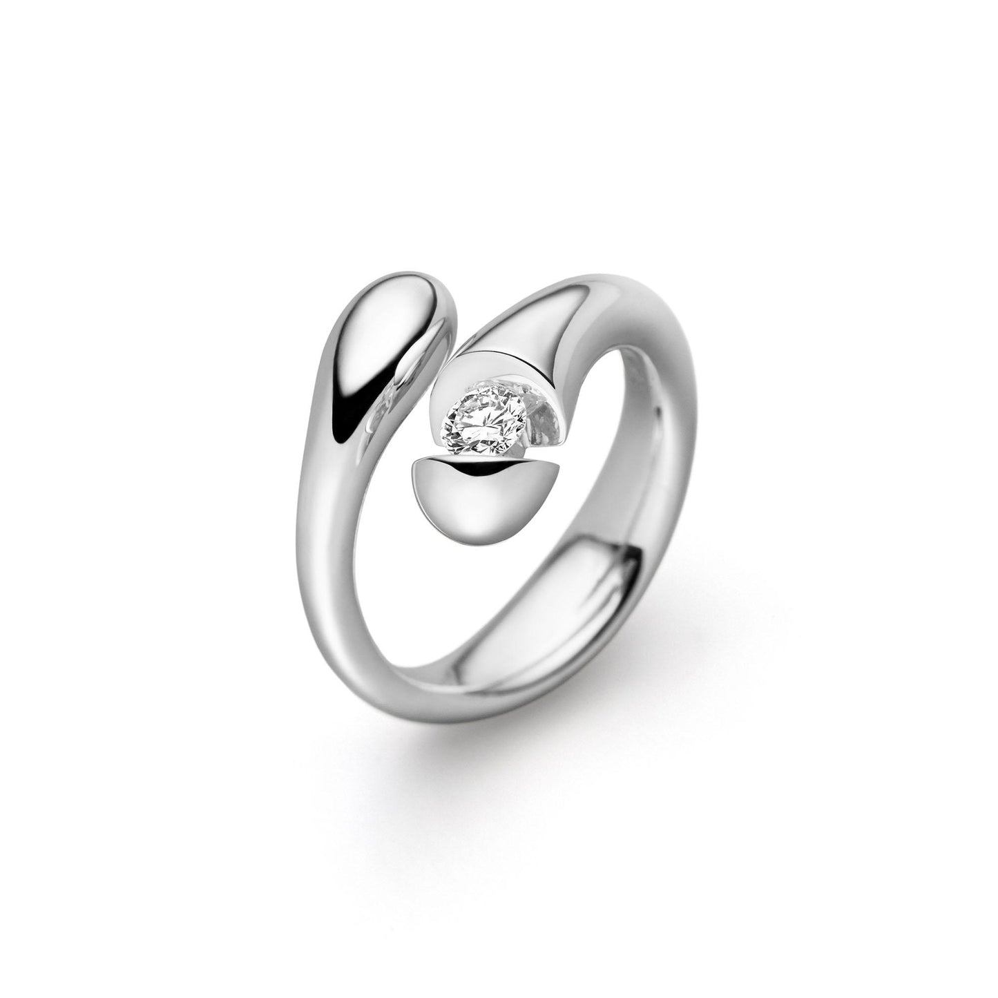 CALLA Designer Ring, Weißgold • Diamant von Schaffrath (218_CALD6_23_WW) CALLA Designer Ring, Weißgold • Diamant von Schaffrath (218_CALD6_23_WW)
