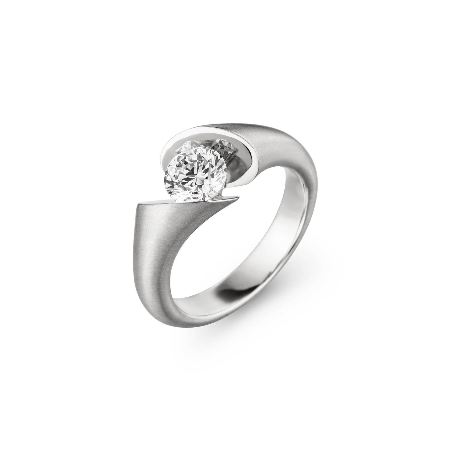 CALLA Ring, Weißgold • Diamant von Schaffrath (218_CALLA_70_WW) CALLA Ring, Weißgold • Diamant von Schaffrath (218_CALLA_70_WW)