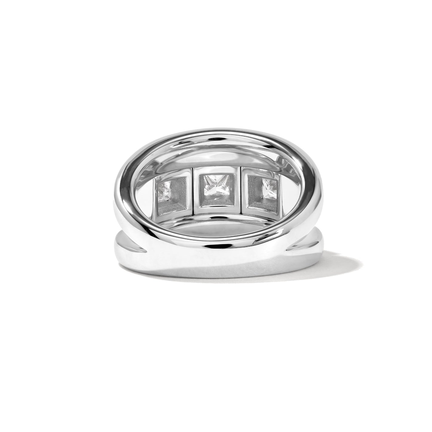 CURRICULUM VITAE Ring 3 small, Weißgold • Diamant von Tamara Comolli (R-CV3-s-Pr-wg)