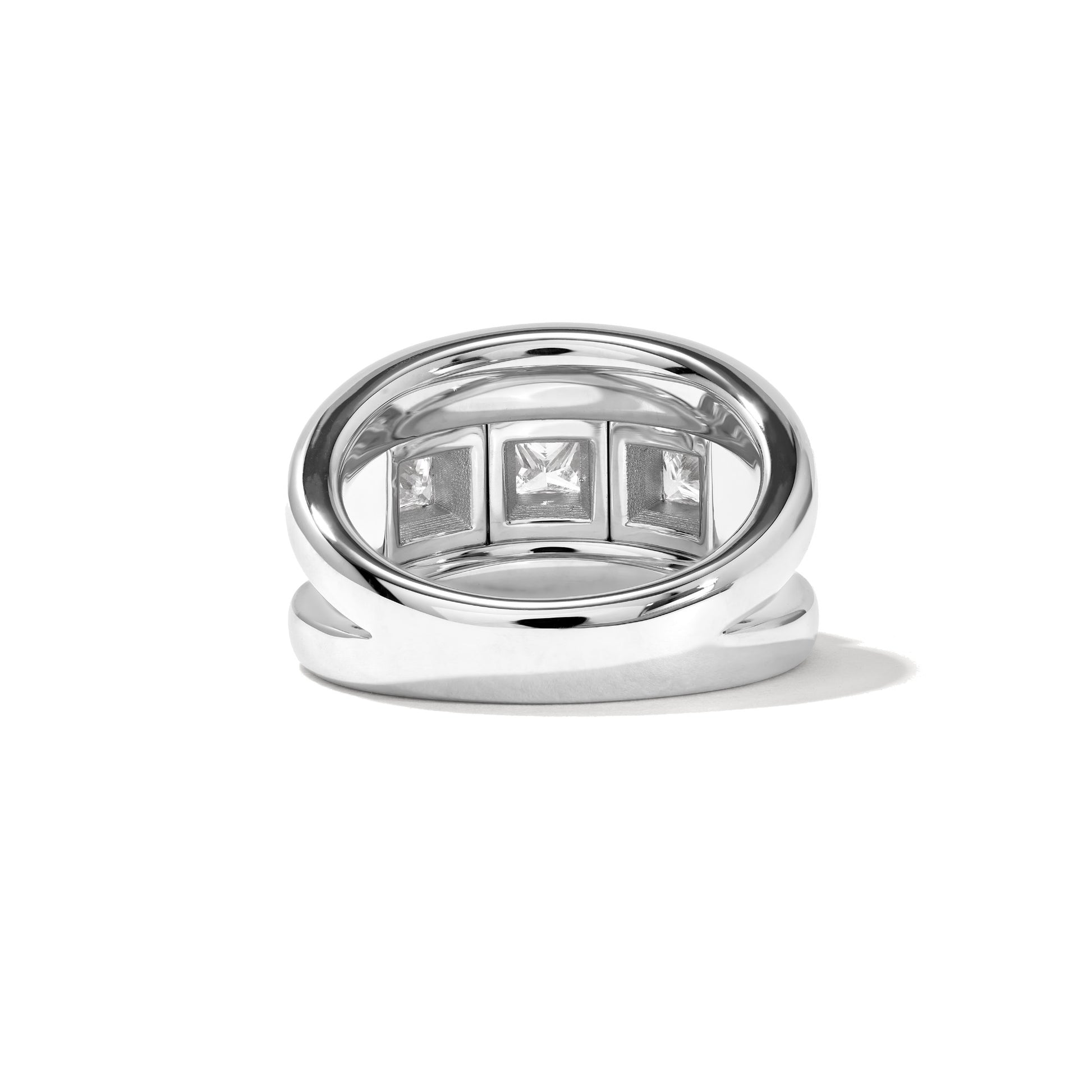 CURRICULUM VITAE Ring 3 small, Weißgold • Diamant von Tamara Comolli (R-CV3-s-Pr-wg)
