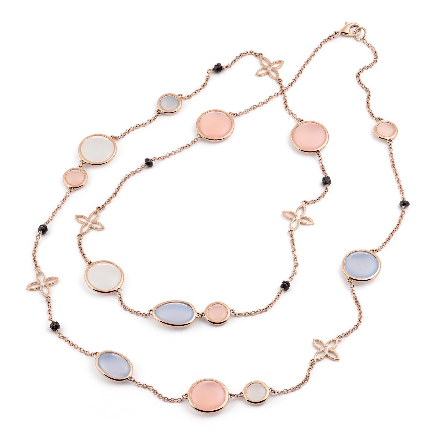 Candy Collier, Roségold • Edelsteine von Al Coro (C304PCR)