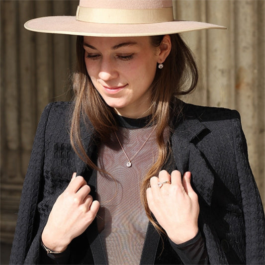 Collier Espressivo, Roségold • Diamant • Morganit von Capolavoro (CO9MOG02037-M)