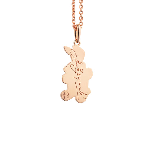 Collier Magic Bunny, Roségold • Diamant • Perlmutt von Capolavoro (CO900002283)