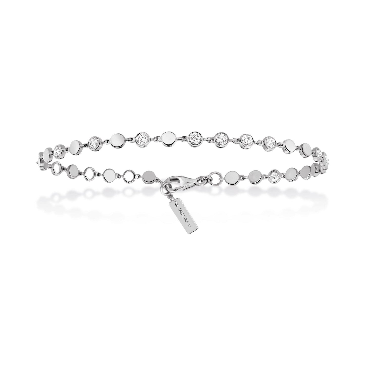 D-Vibes Armband KM, Weißgold • Diamant von Messika (12350-WG) D-Vibes Armband KM, Weißgold • Diamant von Messika (12350-WG)