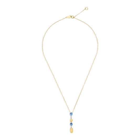 Dancing Azure Collier, Gelbgold • Diamant • Topas von Nanis (CS16-597)